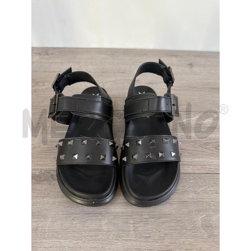 SANDALI DONNA SHOPART NERO | Mercatino dell'Usato Casoria 1