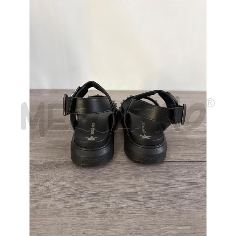 SANDALI DONNA SHOPART NERO | Mercatino dell'Usato Casoria 3