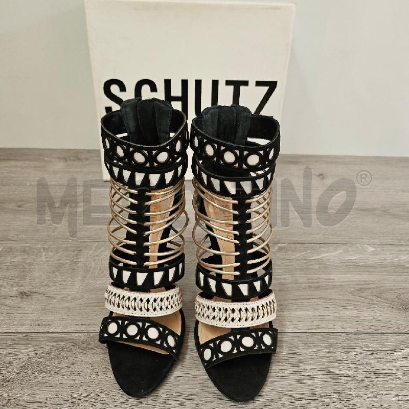 SANDALI DONNA SHULTZ NERO | Mercatino dell'Usato Casoria 1