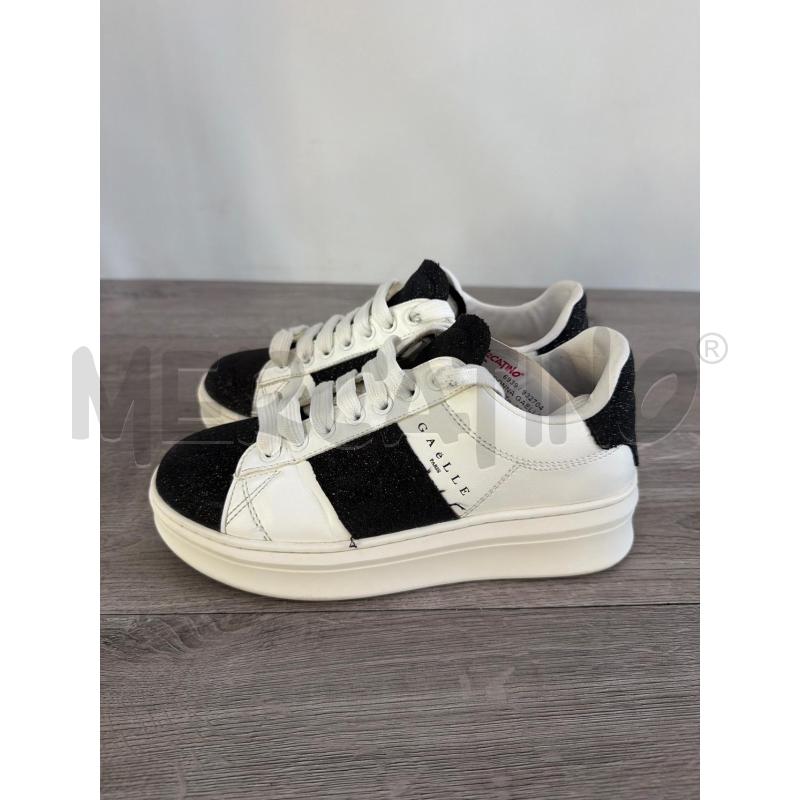 SCARPE DONNA GAELLE BIANCO NERO  | Mercatino dell'Usato Casoria 2