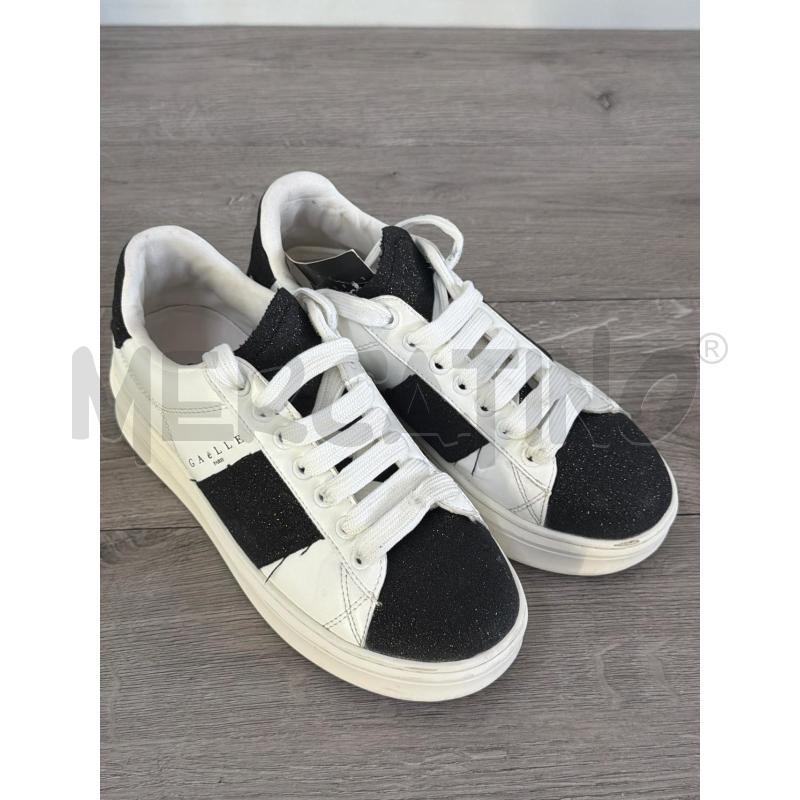 SCARPE DONNA GAELLE BIANCO NERO  | Mercatino dell'Usato Casoria 4