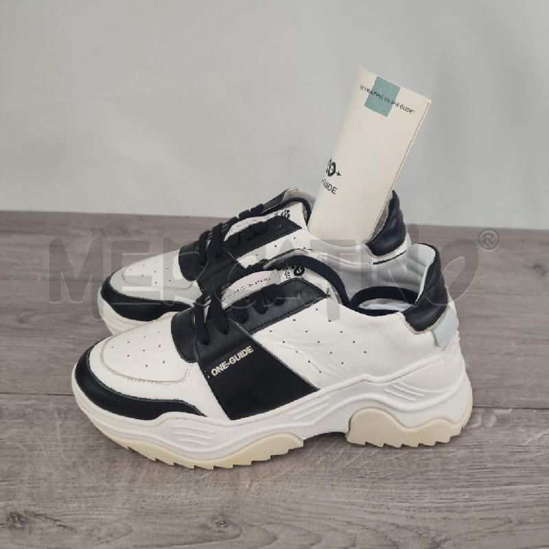 SCARPE DONNA ONE GUIDE LIFE BIANCO NERO | Mercatino dell'Usato Casoria 2