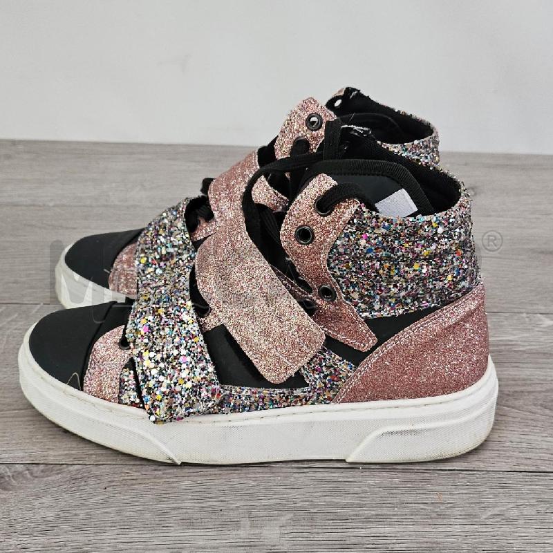 SCARPE DONNA  WYG STRAPPI ROSA ARGENTO | Mercatino dell'Usato Casoria 3