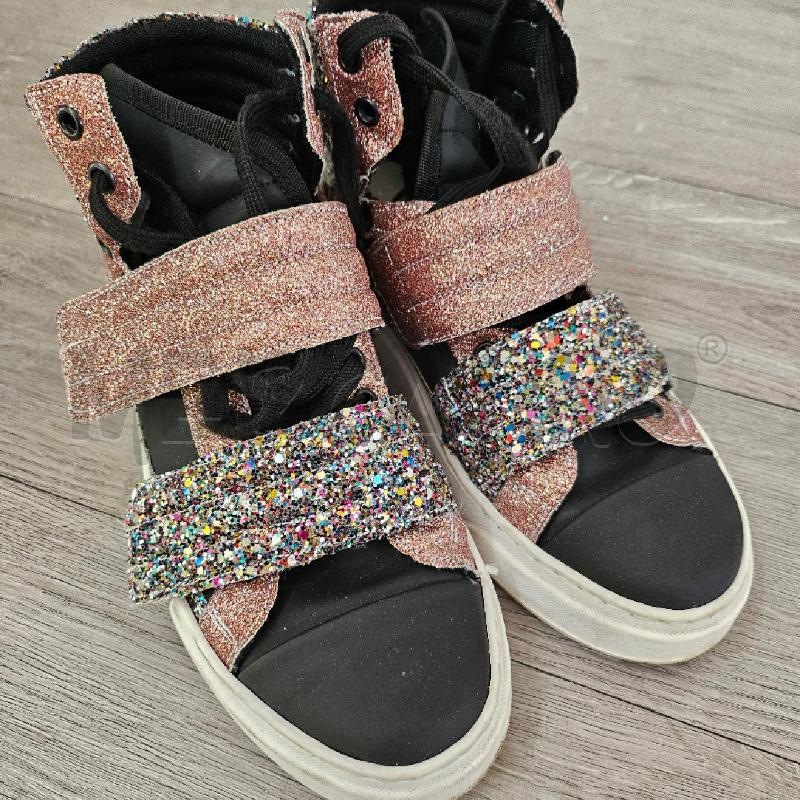 SCARPE DONNA  WYG STRAPPI ROSA ARGENTO | Mercatino dell'Usato Casoria 5