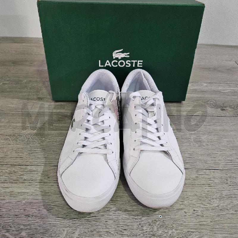 SCARPE UOMO LACOSTE BIANCO  | Mercatino dell'Usato Casoria 1