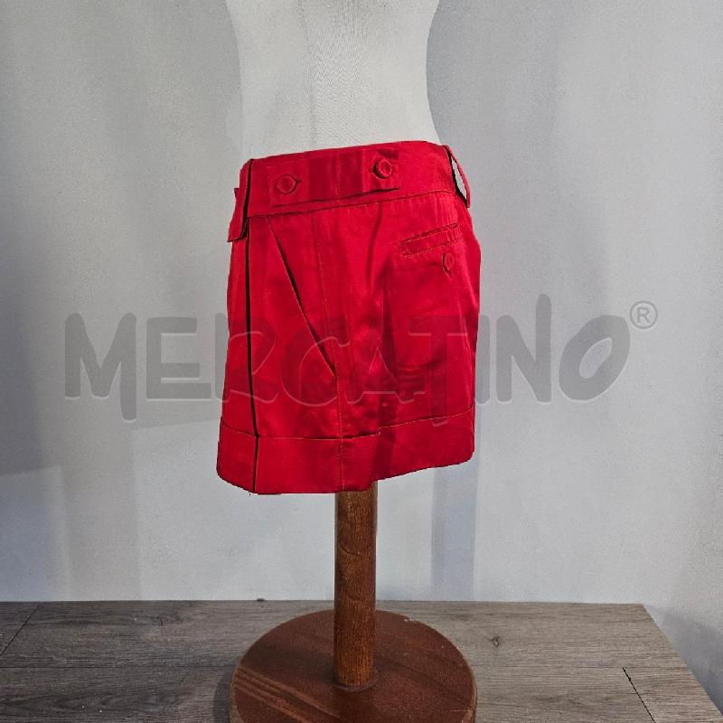 SHORTS DONNA PINKO LUCIDO ROSSO | Mercatino dell'Usato Casoria 2