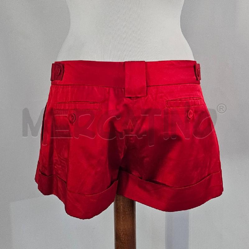 SHORTS DONNA PINKO LUCIDO ROSSO | Mercatino dell'Usato Casoria 3
