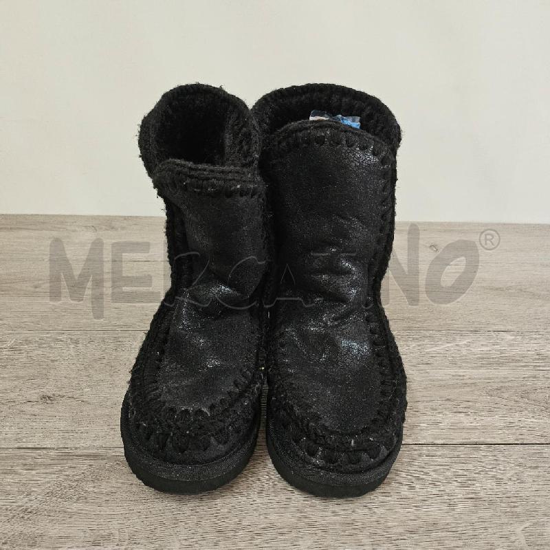 STIVALI DONNA  MOU NERO CON STRASS | Mercatino dell'Usato Casoria 1