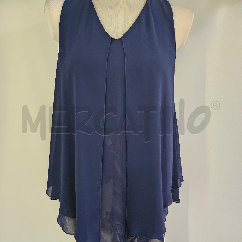 TUTA DONNA OLGA DAMIANI BLU FIORI | Mercatino dell'Usato Casoria 2