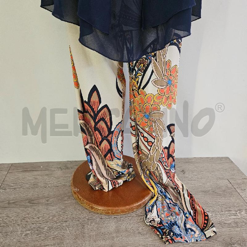 TUTA DONNA OLGA DAMIANI BLU FIORI | Mercatino dell'Usato Casoria 3