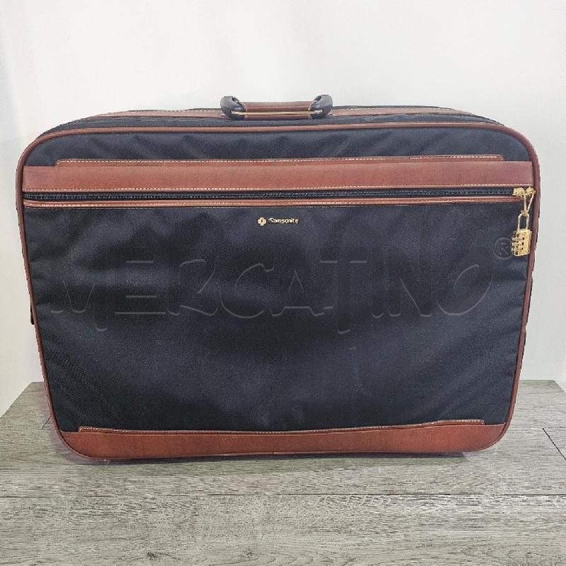 VALIGIA  SAMSONITE  NERO MARRONE | Mercatino dell'Usato Casoria 1