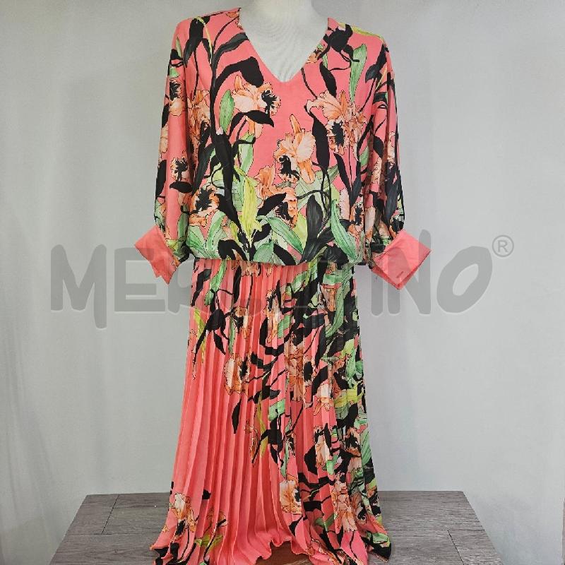 VESTITO DONNA  KATE ROSA FIORI EPLISSE | Mercatino dell'Usato Casoria 1
