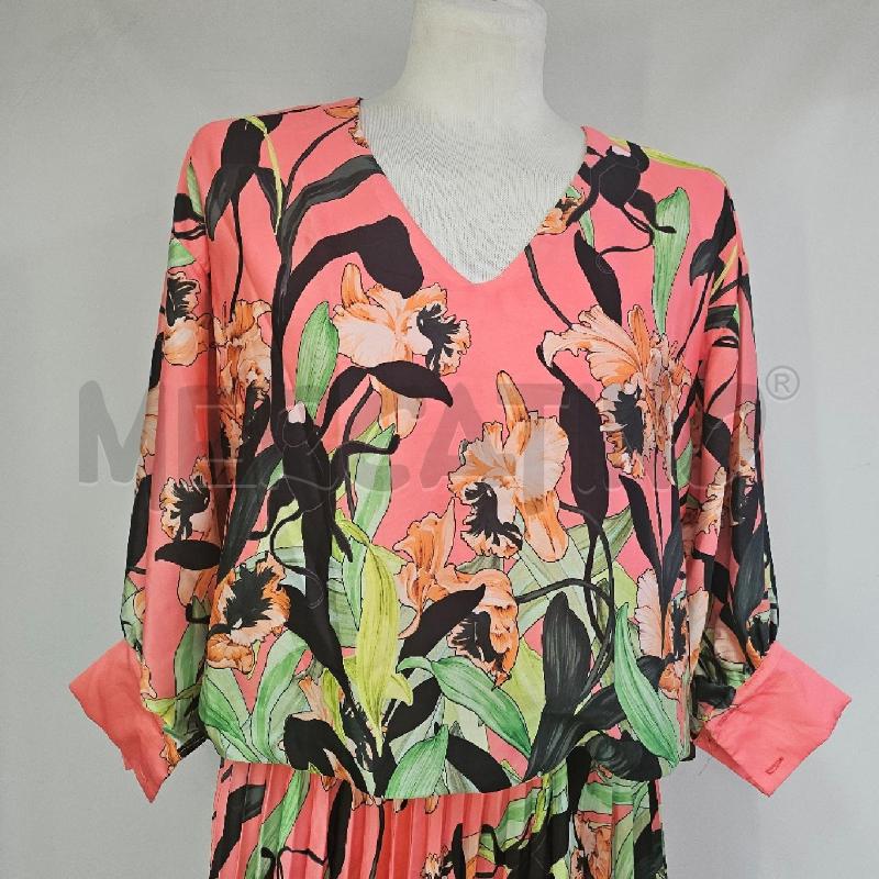 VESTITO DONNA  KATE ROSA FIORI EPLISSE | Mercatino dell'Usato Casoria 2
