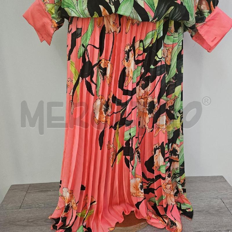 VESTITO DONNA  KATE ROSA FIORI EPLISSE | Mercatino dell'Usato Casoria 3