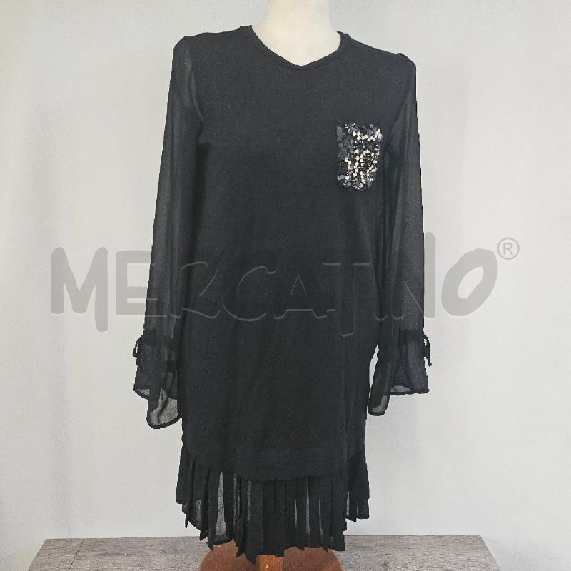 VESTITO DONNA  LIU JO NERO CORALLI SPALLA | Mercatino dell'Usato Casoria 1