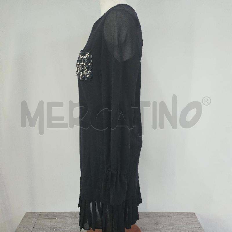 VESTITO DONNA  LIU JO NERO CORALLI SPALLA | Mercatino dell'Usato Casoria 2