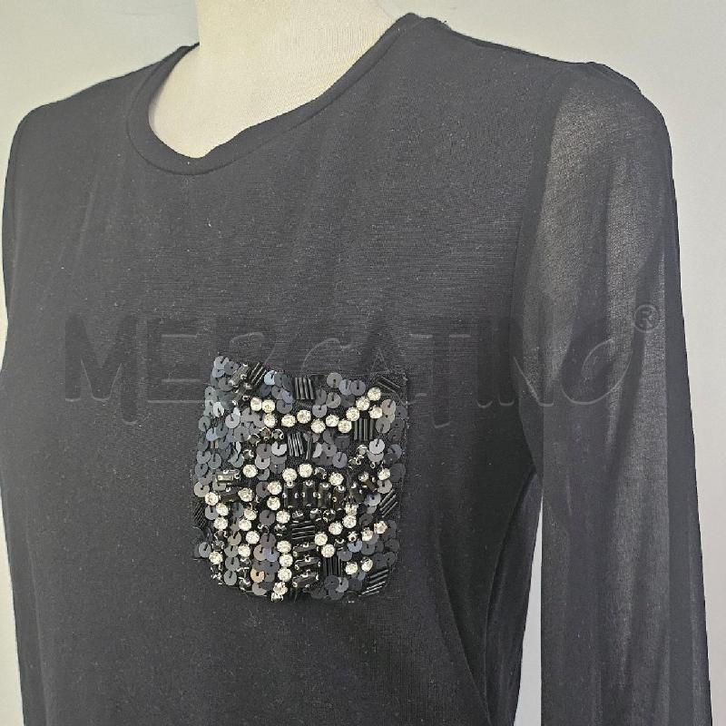 VESTITO DONNA  LIU JO NERO CORALLI SPALLA | Mercatino dell'Usato Casoria 4