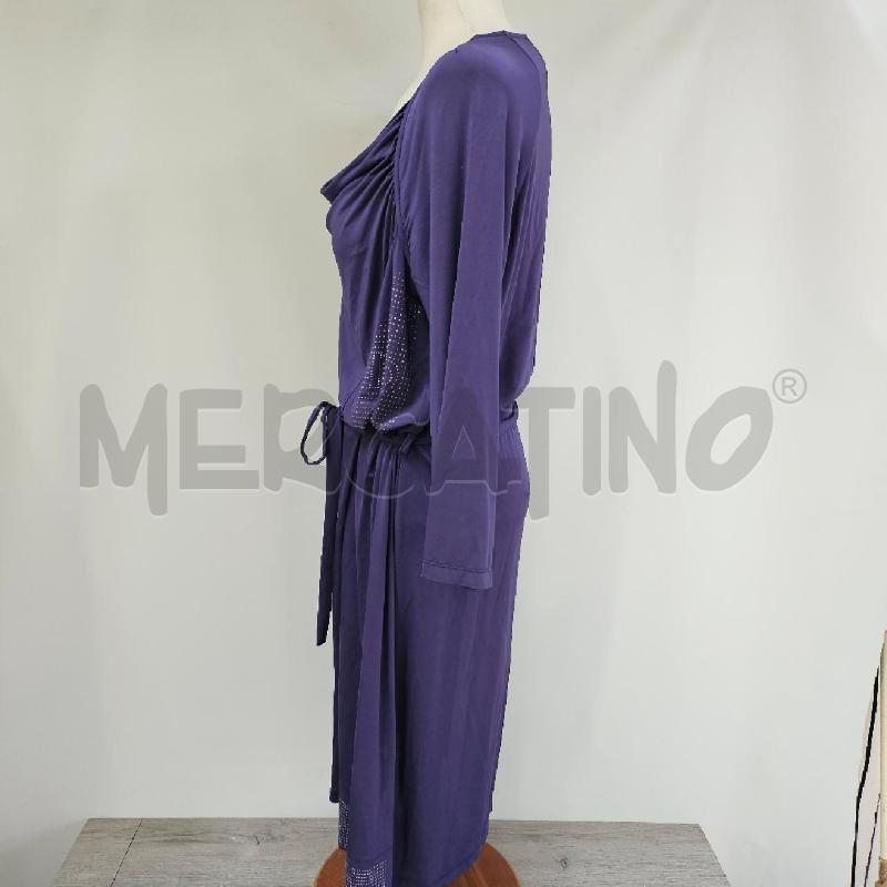 VESTITO DONNA  ROCCOBAROCCO VIOLA | Mercatino dell'Usato Casoria 3