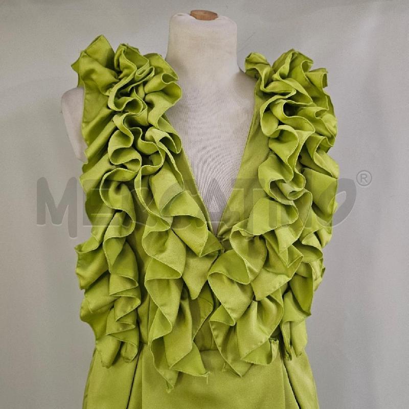 VESTITO DONNA   LE CICALE VERDE ACIDO | Mercatino dell'Usato Casoria 2
