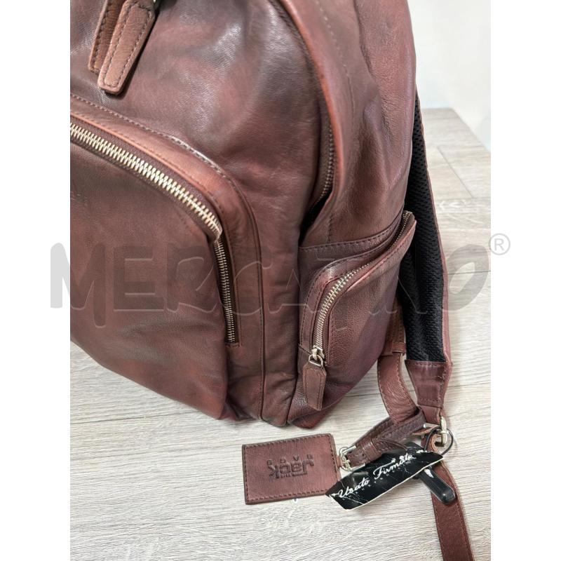 ZAINO JACK PELLE MARRONE | Mercatino dell'Usato Casoria 4