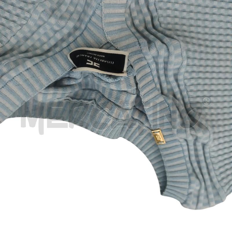 ABITO DONNA ELISABETTA FRANCHI BIANCO AZZURRO | Mercatino dell'Usato Napoli 3