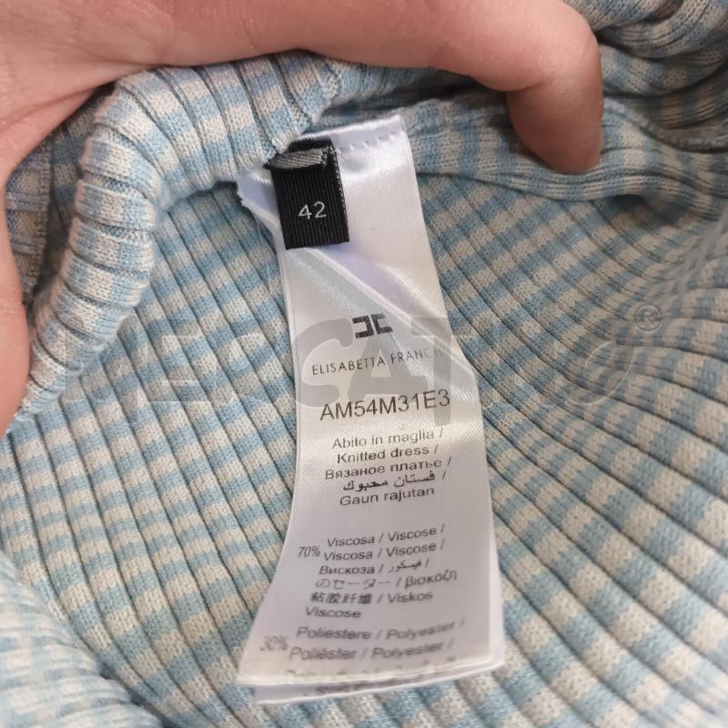ABITO DONNA ELISABETTA FRANCHI BIANCO AZZURRO | Mercatino dell'Usato Napoli 5