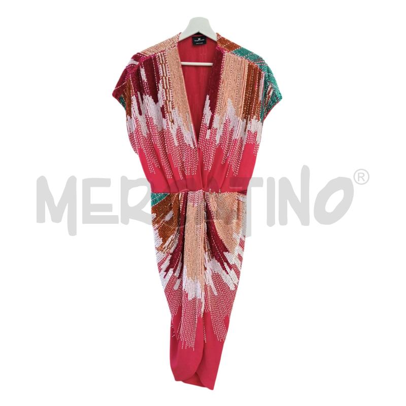ABITO DONNA ELISABETTA FRANCHI ROSSO PERLINE  | Mercatino dell'Usato Napoli 1