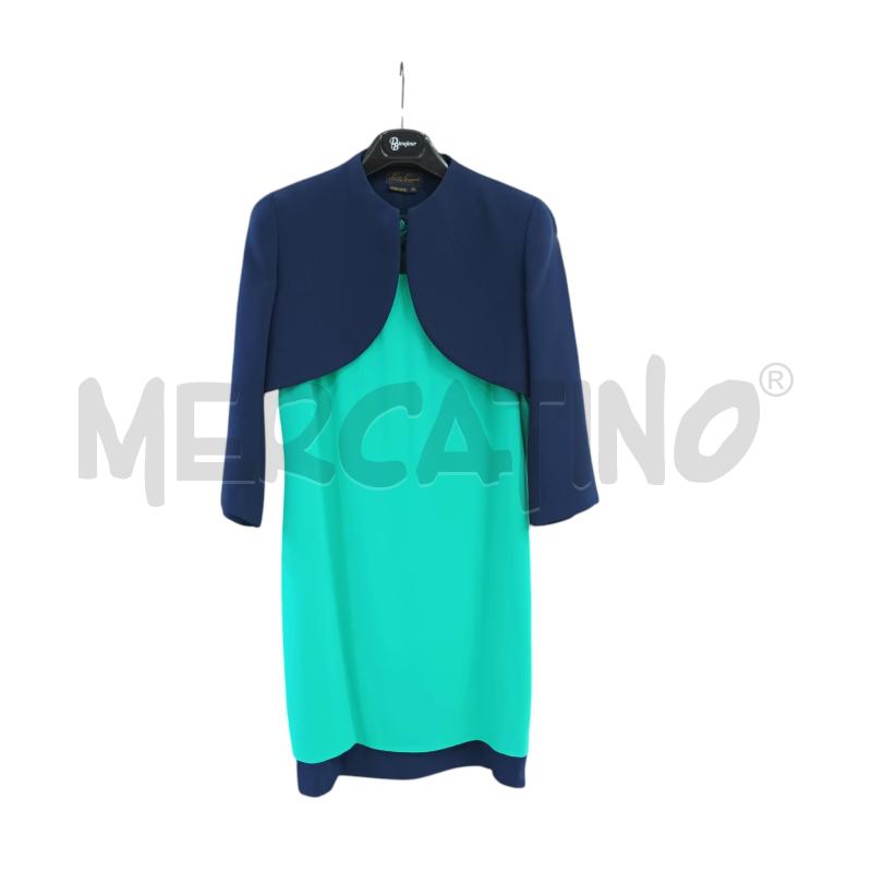 ABITO DONNA LUISA SPAGNOLI VERDE BLU | Mercatino dell'Usato Napoli 1