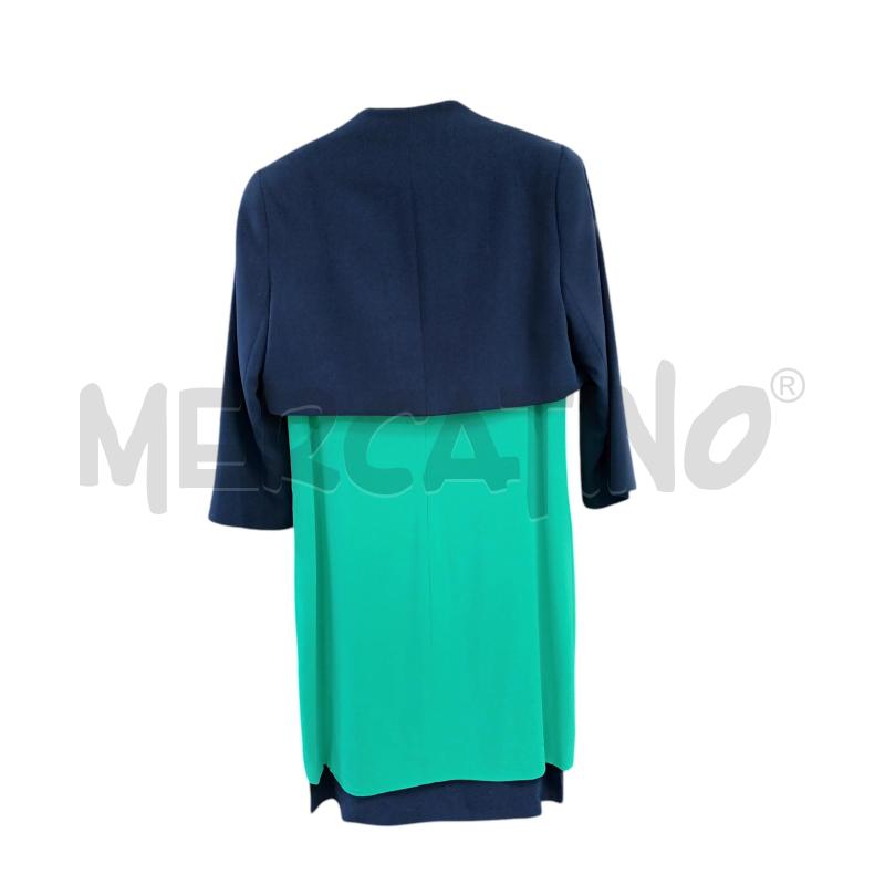 ABITO DONNA LUISA SPAGNOLI VERDE BLU | Mercatino dell'Usato Napoli 2