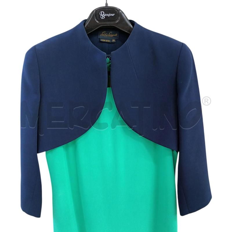 ABITO DONNA LUISA SPAGNOLI VERDE BLU | Mercatino dell'Usato Napoli 3