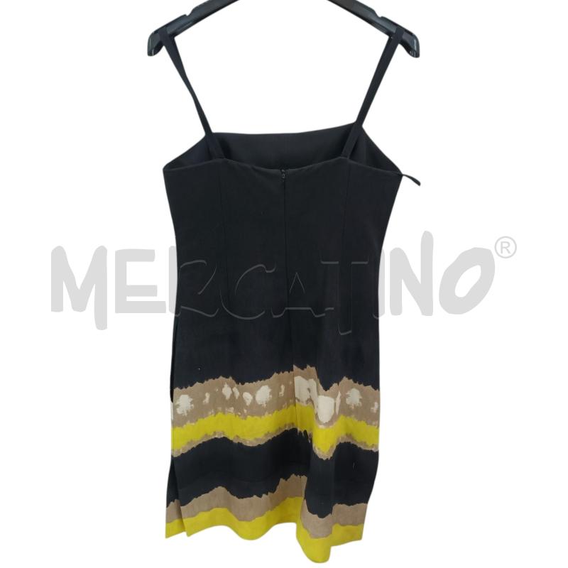 ABITO DONNA MAXMARA NERA FASCIA GIALLA BIEGE | Mercatino dell'Usato Napoli 2