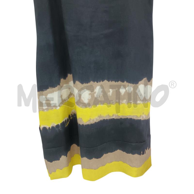 ABITO DONNA MAXMARA NERA FASCIA GIALLA BIEGE | Mercatino dell'Usato Napoli 3