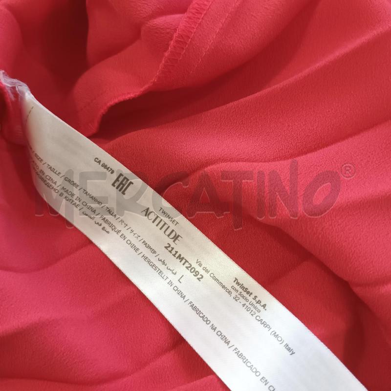 ABITO DONNA TWIN SET ACTITUDE ROSSO  | Mercatino dell'Usato Napoli 3