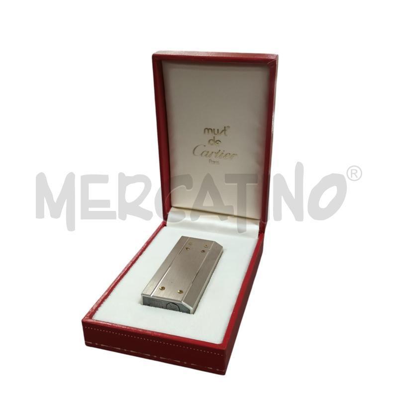 ACCENDINO DA COLLEZIONE MUST DE CARTIER 93398L | Mercatino dell'Usato Napoli 2