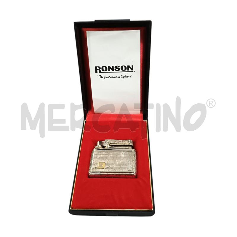 ACCENDINO DA COLLEZIONE RONSON METALLO | Mercatino dell'Usato Napoli 1