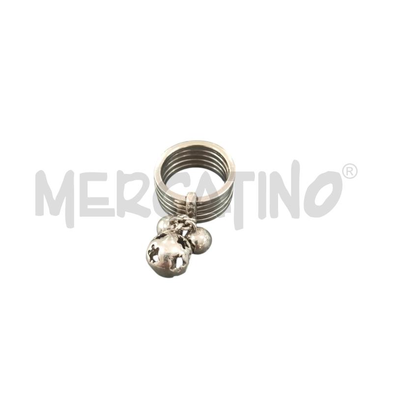 ANELLO DONNA PENDENTI PALLINE   | Mercatino dell'Usato Napoli 1