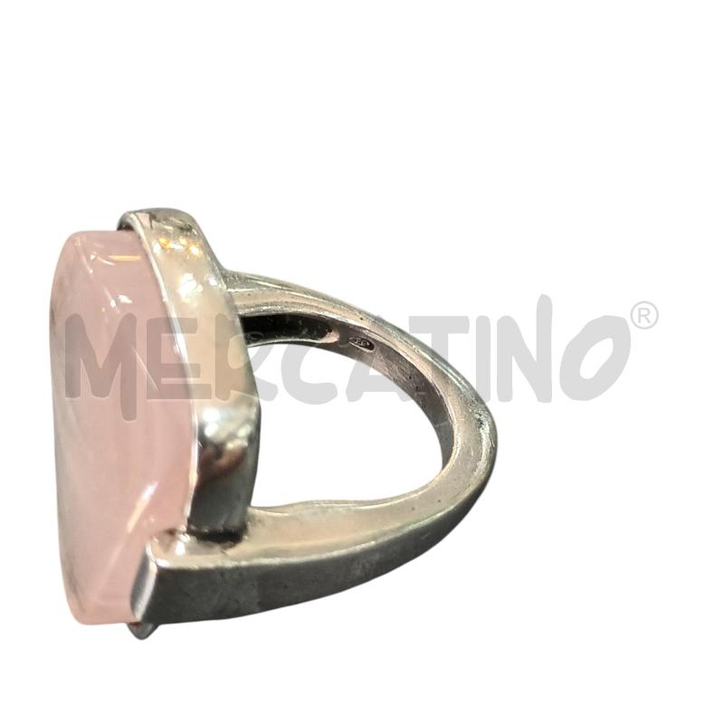 ANELLO DONNA PIETRA ROSA | Mercatino dell'Usato Napoli 4