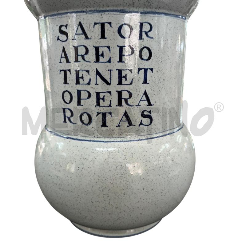 BARATTOLO BOTTEGA UMBRA AZZURRO CON SCRITTA | Mercatino dell'Usato Napoli 4