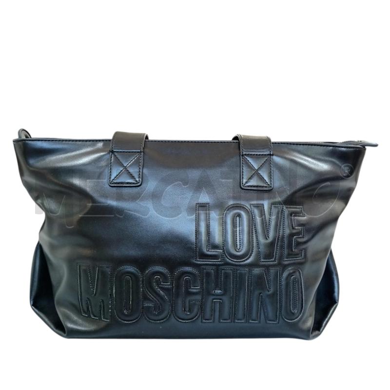 BORSA DONNA LOVE MOSCHINO NERA | Mercatino dell'Usato Napoli 1