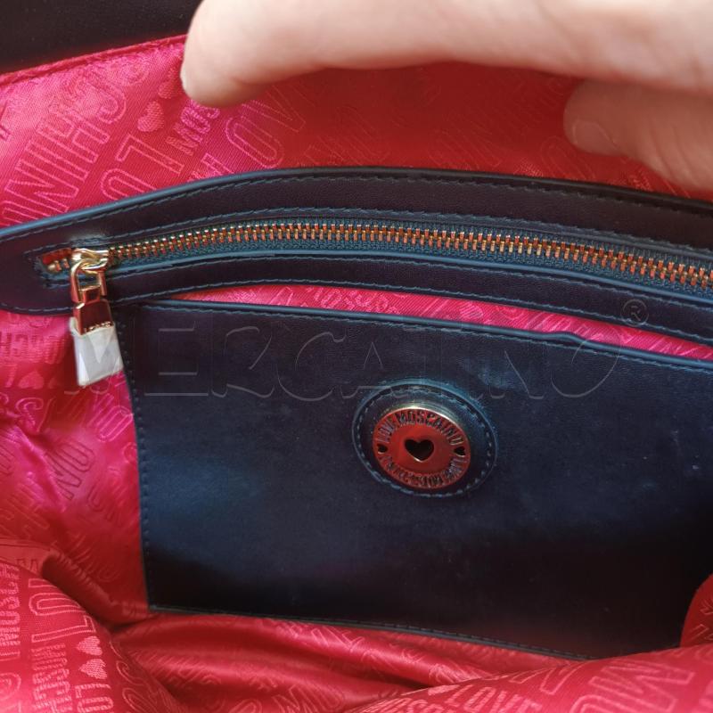 BORSA DONNA LOVE MOSCHINO NERA | Mercatino dell'Usato Napoli 5