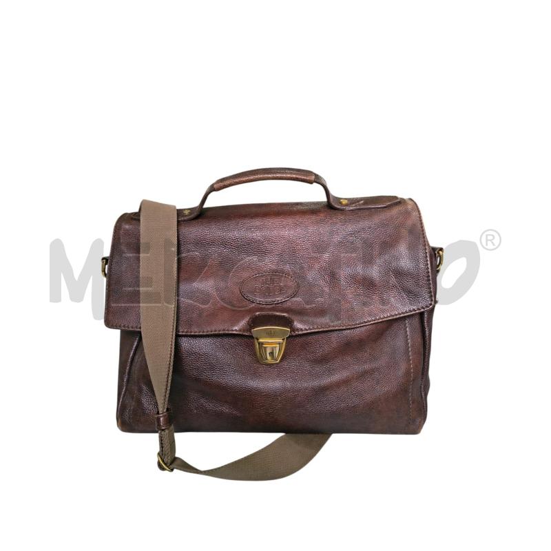 BORSA PELLE THE BRIDGE MARRONE  | Mercatino dell'Usato Napoli 1