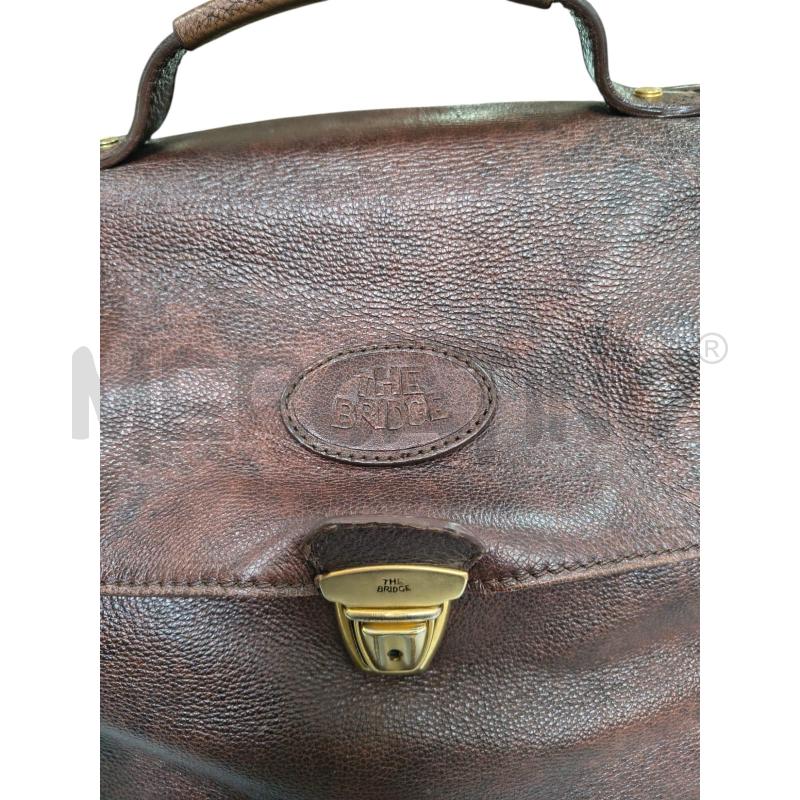 BORSA PELLE THE BRIDGE MARRONE  | Mercatino dell'Usato Napoli 2