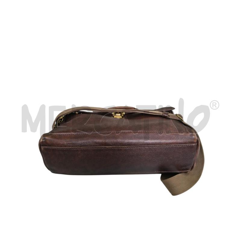 BORSA PELLE THE BRIDGE MARRONE  | Mercatino dell'Usato Napoli 4