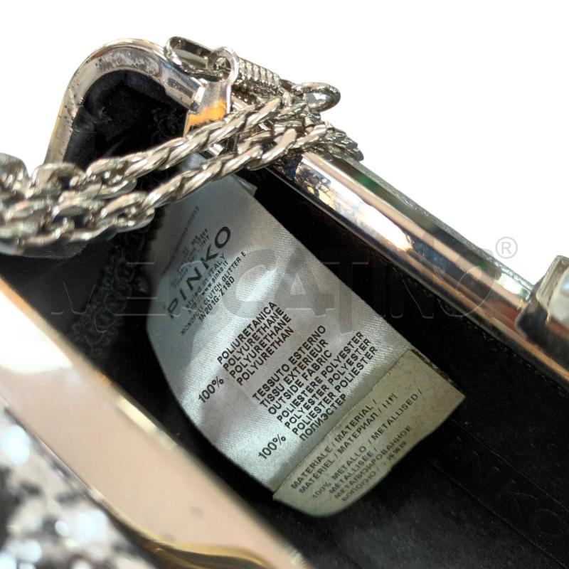 BORSETTA DONNA PINKO GRIGIO  | Mercatino dell'Usato Napoli 5