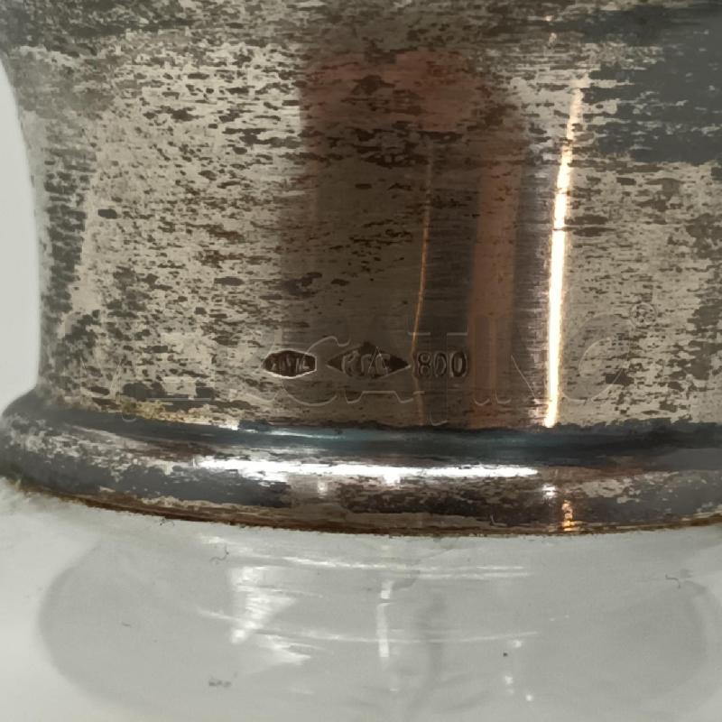 BOTTIGLIA VETRO STELO FOGLIE FIORI COLLO INSERTO | Mercatino dell'Usato Napoli 4