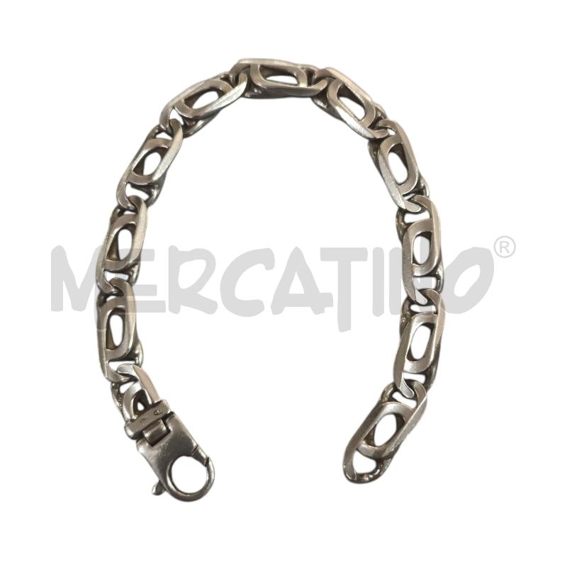 BRACCIALE UOMO CATENINA INCROCIATA | Mercatino dell'Usato Napoli 1