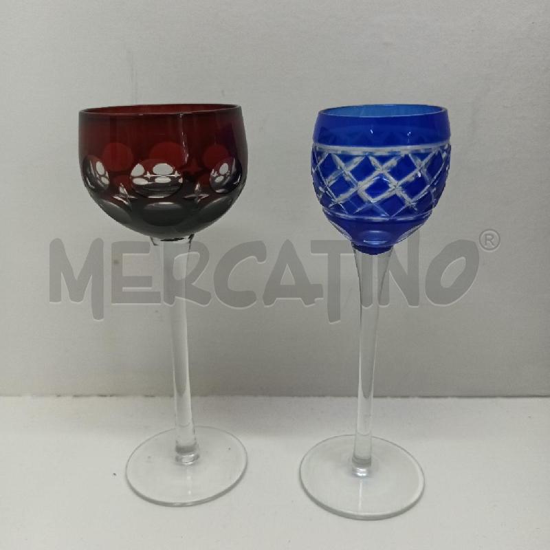 CALICI PZ. 6 COLORATI MURANO | Mercatino dell'Usato Napoli 4