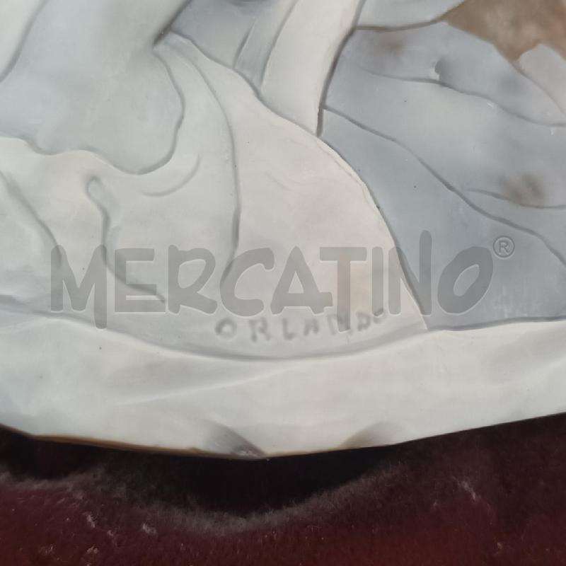 CAMMEO CONCHIGLIA FIGURA DONNA CORNICE ESAGONALE | Mercatino dell'Usato Napoli 5