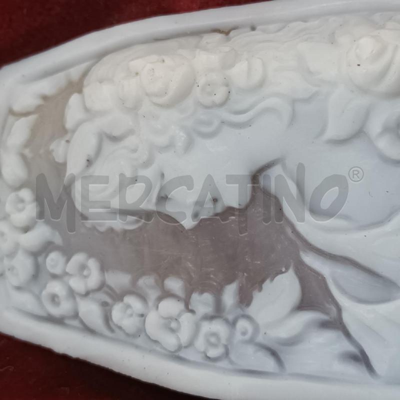 CAMMEO CONCHIGLIA FIGURA DONNA FIORI CORN ESAGONALE | Mercatino dell'Usato Napoli 5