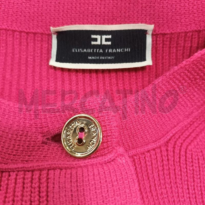 CARDIGAN DONNA ELISABETTA FRANCHI FUXIA | Mercatino dell'Usato Napoli 3